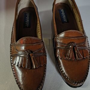 Giorgio Brutini Chestnut Brown Tassel Kiltie Loafers